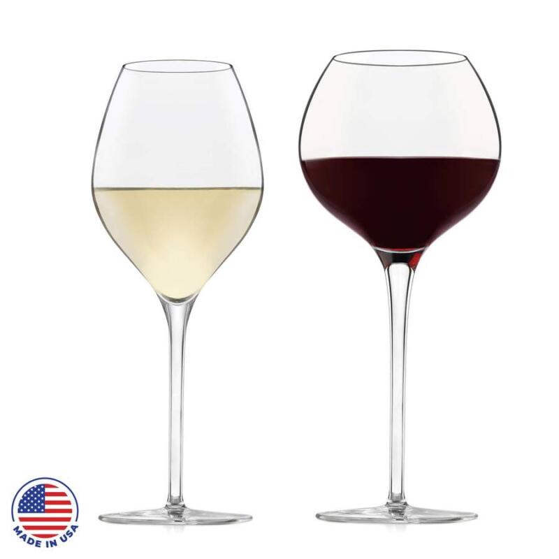 Libbey Signature Greenwich 12-Piece Wine Glass Party Set for Red and White Wines