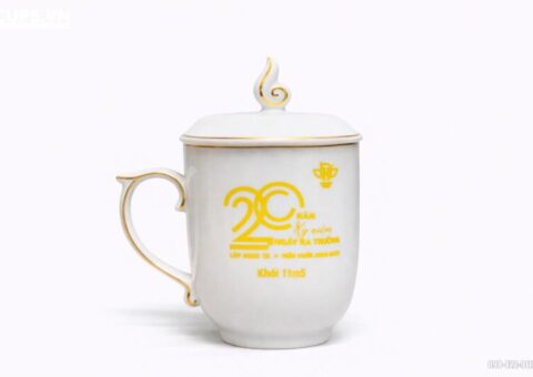 Ly sứ cao cấp có nắp đậy viền vàng – lựa chọn quà tặng sang trọng, tinh tế cho doanh nghiệp, đối tác và cá nhân yêu cái đẹp.