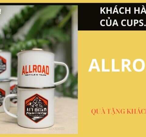 Cốc bằng sắt in logo Allroad
