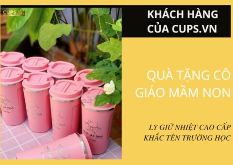 Ly giữ nhiệt in tên cô giáo – món quà tặng riêng biệt, tinh tế cho ngày 20/11. Thiết kế độc quyền bởi Vinacup, phù hợp làm quà tặng cho cô giáo mầm non, nhẹ nhàng và ý nghĩa.