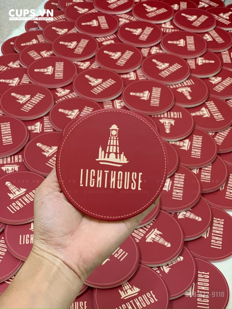 Sản xuất lót ly bằng gốm in logo thương hiệu