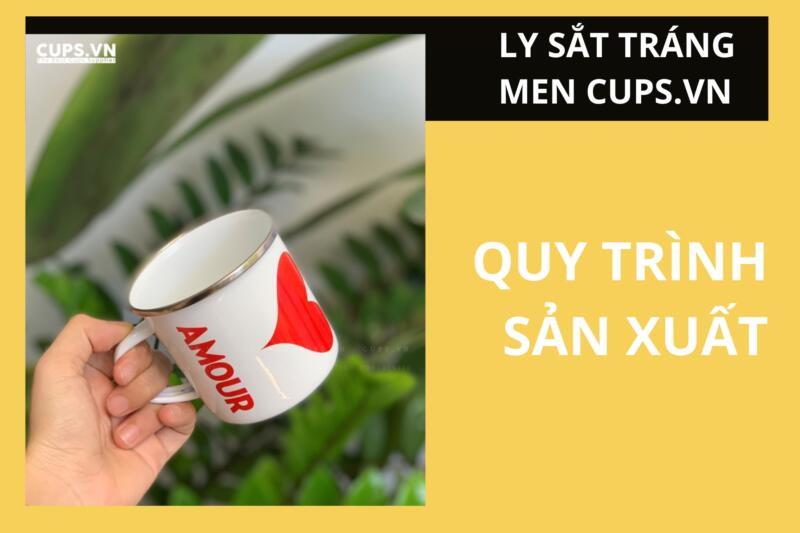 Cốc sắt tráng men được sản xuất qua nhiều công đoạn tinh xảo: chọn thép chống gỉ, tạo hình, phủ men sứ và nung trên 800°C để đạt độ bóng và độ bền tối ưu.