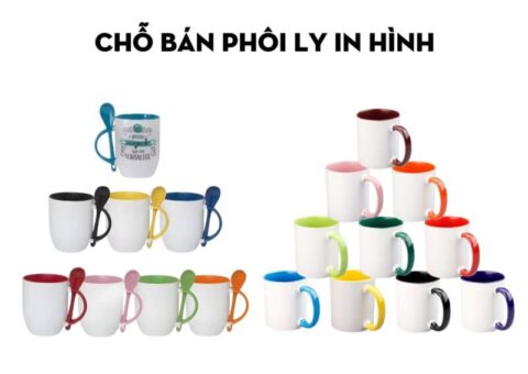 Cận cảnh phôi ly sứ trắng trơn, dễ in ấn và bền đẹp khi sử dụng