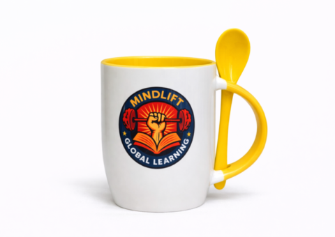 Barrel-Shaped Ceramic Mug with Spoon | Custom Corporate Gifts – VINACUP