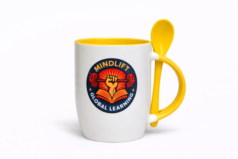 Barrel-Shaped Ceramic Mug with Spoon | Custom Corporate Gifts – VINACUP