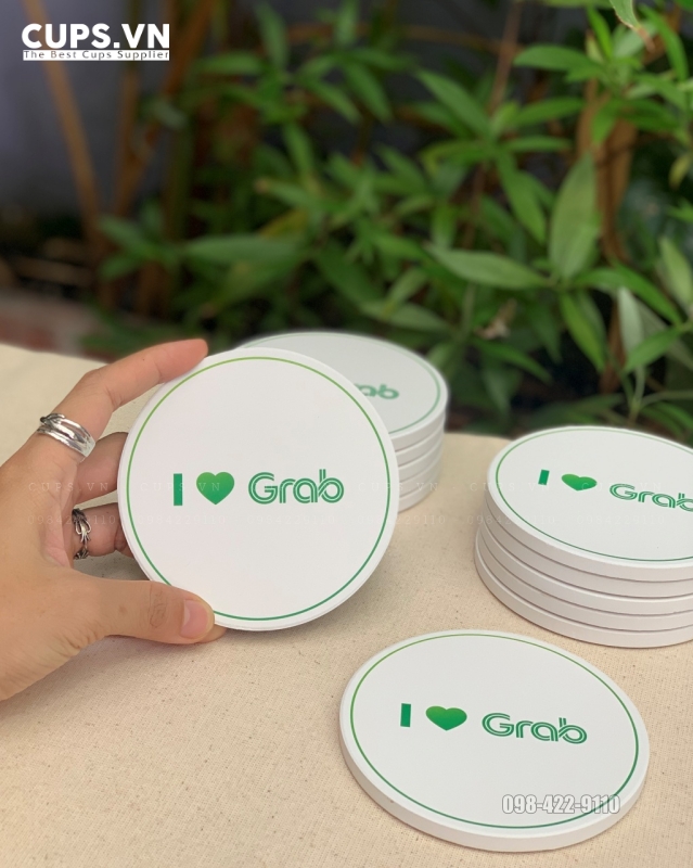 GRAB – Lót ly gốm sứ cho không gian văn phòng chuyên nghiệp