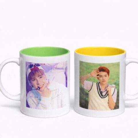 Ly sứ lòng màu in chuyển nhiệt, thiết kế nổi bật và in hình sắc nét