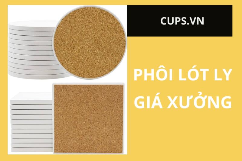 Cung cấp phôi đế lót ly bằng gốm tại TP.HCM – nguồn hàng ổn định, giá xưởng, phù hợp in logo và gia công theo yêu cầu.