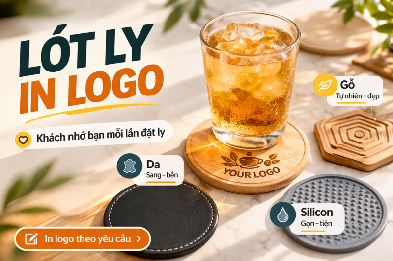 Các loại đế lót ly trên thị trường rất đa dạng về chất liệu và công năng như lót ly gốm sứ thấm hút tốt, lót ly gỗ mang phong cách tự nhiên, lót ly nhựa giá rẻ và lót ly cao su chống trượt. Mỗi loại đều có ưu – nhược điểm riêng tùy theo mục đích sử dụng như văn phòng, quán cà phê hay quà tặng doanh nghiệp. Bài viết giúp bạn so sánh chi tiết để chọn được loại lót ly phù hợp nhất. Vinacup cung cấp nhiều dòng lót ly in logo theo yêu cầu, đảm bảo chất lượng, thẩm mỹ và hiệu quả branding.