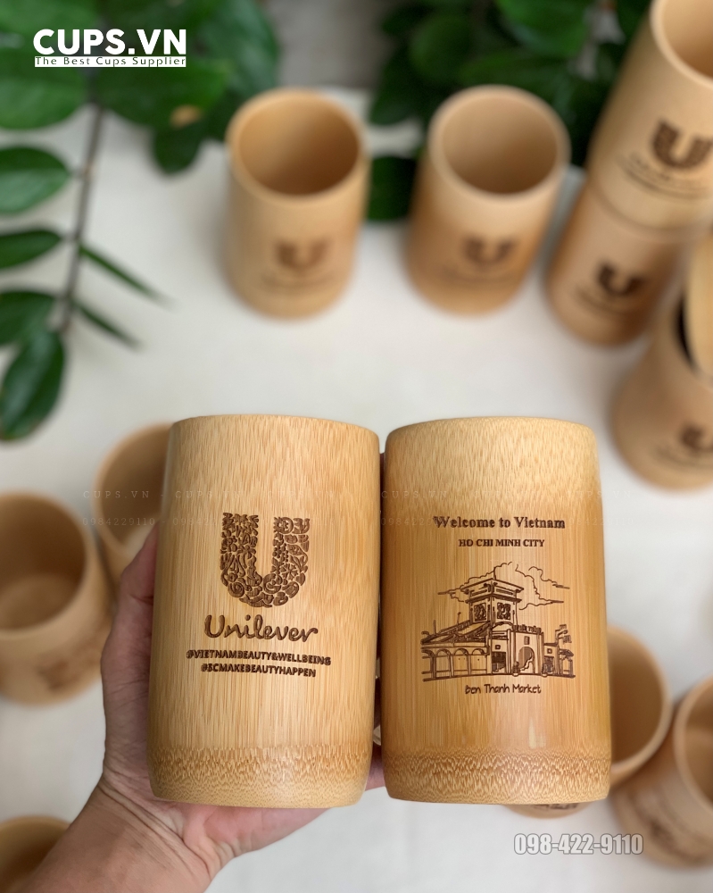 Ly cốc tre được thiết kế sang trọng – cảm giác cao cấp