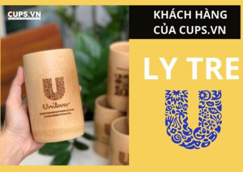 Ly Cốc Tre Unilever – Khắc Logo, Quà Tặng Xanh Thân Thiện Môi Trường