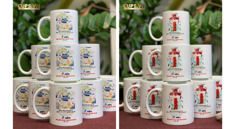 Trong các dự án sản xuất ly sứ quà tặng số lượng lớn, việc kiểm soát chất lượng là yếu tố quyết định.