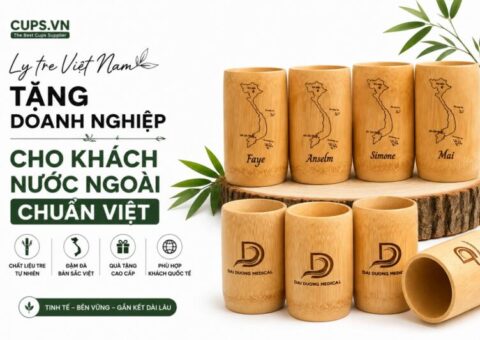 Ly tre Việt Nam khắc laser làm quà tặng doanh nghiệp cho khách nước ngoài