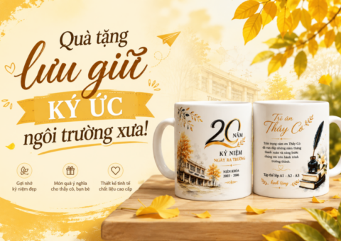 Quà tặng lưu giữ ký ức dành cho chương trình hội ngộ cựu sinh viên đầy xúc động!